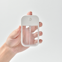 스프레이 공병 손소독제 휴대용 포켓 스킨 향수 미스트 용기, 01. 스프레이 공병, 블랙