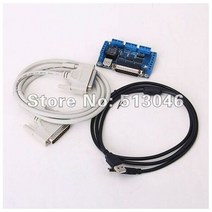 CNC 컨트롤러 모터 스테퍼 드라이버 컨트롤러 DB25 / USB 케이블용 새로운 5 축 DC CNC mach3 브레이크 아, 한개옵션0