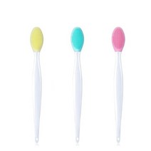 서후네 [1+1] 소프트 각질제거 실리콘 브러쉬 블랙헤드 피지관리, 옐로우, 2개