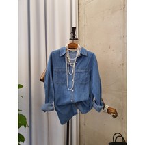 [겨울신상 무배] 자이언 양포켓 화이트 스티치 청남방