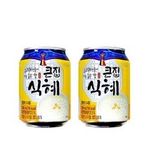 큰집 느린식혜 업소용 맛있는 전통 캔식혜 238ml 24캔, 상세페이지 참조
