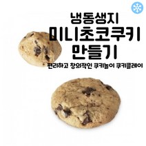 마리네빵공장 쿠키 냉동생지 미니 초코맛 토이 쿠키만들기 납품 결혼 답례품 18g x 25개입