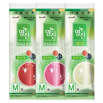 명진 고무장갑 중 10개 핑크 아이보리 레드 식품전용고무장갑, 2 중 아이보리 10개