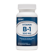GNC 비타민 B1 300mg 100정, 1병