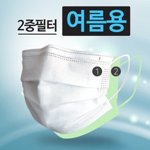 일회용마스크 50매 2중 4중 필터 덴탈마스크 여름용마스크 50매+50매, 04.일회용마스크 200매 3중필터