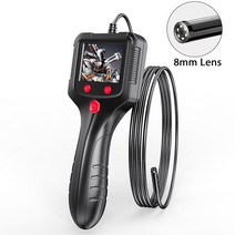 방수 내시경 카메라 산업용 내시경 카메라 2.8 "IPS 스크린 HD1080P 검사 보어스코프 IP68 방수 8mm/5, 01 2m, 03 P100-8MM Lens