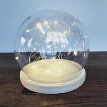 미피수유등 불명무드등 중학생생일선물, 13.φ18cm구형커버+로그웜화이트램프스트링