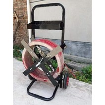 철밴딩기 포장 밴딩기 조임기 결속기 철 화물 벨트 무클립 철밴딩클립 밴드 포장기, 두꺼워진큰바퀴십자가