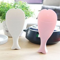 위생적인 오리지날 일본 마나 피쉬 밥주걱, 선택:화이트, 르다비디앙 화이트
