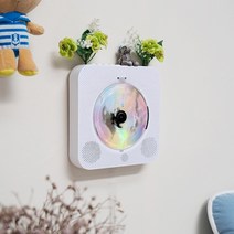 벽걸이CD플레이어 씨디 라디오 시디 스탠드형 아날로그 플레이어, 블랙A