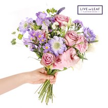 [리브인리프] 랜덤꽃다발 경매꽃 농장직송 꽃배달 꽃구독 꽃정기배송 플라워서브스크립션, L