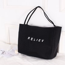 여성 대용량 대학생 데일리 기저귀가방 에코백 천가방 가벼운 RLV 숄더백