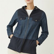 올리비아로렌 2023 봄 데님패치 야상점퍼 VVCCLYS2371