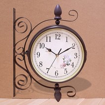 엔티크 인테리어 고품격 양면 벽시계 (유로풍), 상세페이지 참조