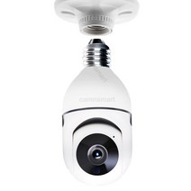 보안 카메라 보안 카메라1080p wifi 카메라 보안 감시 아기 모니터 led 전구 집 보호 야간 투시경 ycc365plus 앱 원격 제어, 2mp 캠 64g 카드