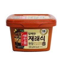 해찬들 재래식 된장 500g 수입식 재료 담백한 장류 드레싱 료품 자재 미소 소스 양념 국, 코꾸모 쿠팡 1, 코꾸모 쿠팡 본상품선택