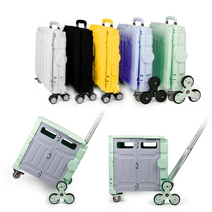 [은경이랑 찬이] 4/8바퀴 다용도 접이식 쇼핑 폴딩카트 뚜껑있는 장바구니 시장캐리어 마트 캠핑 소풍 시장 피크닉 77L 73L 중형 대형 핸드 계단카트 12종모음, 손잡이 분리 가능, 8바퀴, 실버(77L)