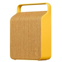 Vifa Oslo 블루투스 스피커 | 노르딕 디자인 순수한 사운드 컴팩트 충전식 고해상도 휴대용 (마운틴 블루), Sand Yellow