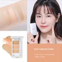 컨실러 노보 가볍고 완벽한 3 색 컨실러 여드름 자국 주근깨 다크 서클 백 눈 아래 스팟 페이셜 메이크업, [01] 01