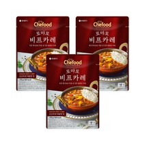 Chefood 토마토비프카레 170g x 3개, 2개