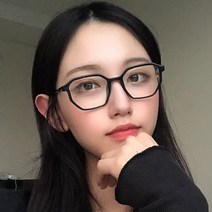 멜라크메 남자 여자 사각 유니크 다각 뿔테 투명안경테 자외선 블루라이트 차단 안경
