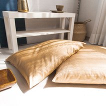 방석 무아레 옐로우골드