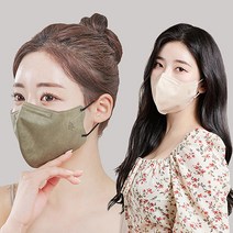 KF94 호프리미엄 마스크 30매 특대형 새부리형 숨쉬기 편한 컬러 마스크 아이보리 라이트그레이 카키 블랙 화이트 그레이 베이지 핑크 (1팩 5매입), [프리미엄] 블랙 15매+베이지 15매
