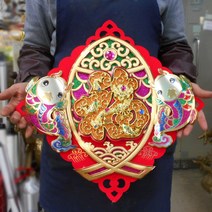 황금 잉어 복장식 중국풍인테리어 잉어장식 잉어소품