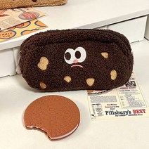 주디앤 초코칩 쿠키 필통 파우치, 다크초코쿠키