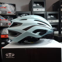 오지케이 카부토 레짜2 에어로 경량 자전거라이딩 헬멧, 03. 매트블랙, 01. 스모크 렌즈(AR-3), M/L (57~60cm)