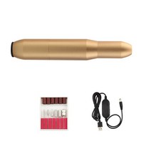차량용 광택기 폴리셔 무선 자동차 듀얼 폴리싱 USB 휴대용 네일 드릴 펜 전기 머신 20000 RPM 매니큐어 기, 01 Gold-A_01 USB