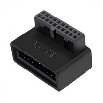 USB 헤더 어댑터 3.0 19P/20P 90도 PC 메인 보드 커넥터 데스크탑 컴퓨터 액세서리, 01 CHINA _ 02 TypeB, 02 TypeB