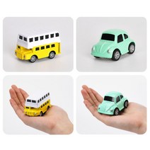 유아 미니 2층버스와자동차 풀백기능 신체발달 완구