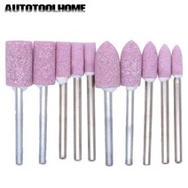 AUTOTOOLHOME-Dremel 3000 4000 로타리 공구 연마재 장착 스톤 10 개 원통형 그라인딩 휠 헤드, 10개