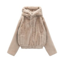 자라 ZARA st 퍼 후드 점퍼 06318227800