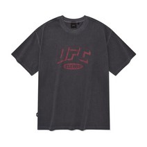 UFC 아치 로고 릴렉스핏 반팔 티셔츠 차콜 U2SSU2337CH