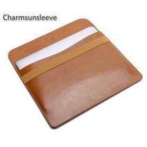 Charmsunsleeve 레노버 씽크패드 P53s 15 인치 모바일 워크 스테이션 노트북 파우치 케이스 극세사 가죽 커버 슬리브 백, [01] 156 인치, [04] Light Brown