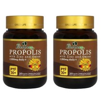 뉴질랜드 프로폴리스 / 에버그린 프로폴리스 PTF30+ 500mg 360캡슐 x 2병세트