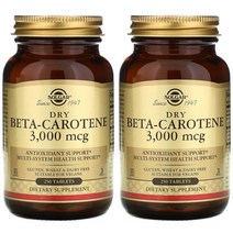 솔가 베타카로틴 카로티노이드 비타민A 3000mcg 250정 2개