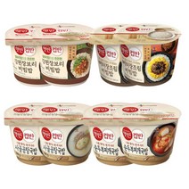 햇반 컵반 세트 (강된장3+버터장조림3+사골곰탕3+순두부3), 컵반 세트 (강된장3+버터장조림3