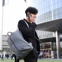 오프형 포켓 디자인 방수 USB포트 직장인 비지니스 백팩