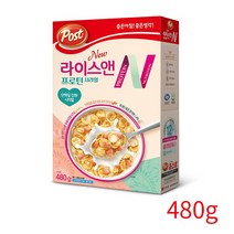 단백질 강화 씨리얼 라이스앤 프로틴 480g, 1개