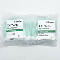 Texwipe 면봉 TX743B 청소 면봉 클린 와이핑 스틱 샘플링