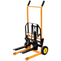 수동 지게차 리프팅 스태커 유압 상하차 작업 산업용, 스트레트 휠 포크 200kg 0.9m
