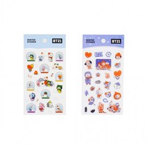 캐릭터스티커 BT21윈터스티커, 원터(217082)