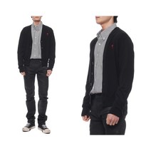 24SS 남성 하트 로고 울 가디건 (BFHKC111 KN0025 001 M 24S)