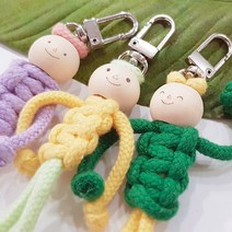 마크라메 DIY 제작 우동실 걱정인형 만들기 키트 세트, 02. 네이비, 15. 틀코이즈그린