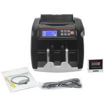 지폐 계수기 충전식 외화 카운터 현금 상품권 LCD, 5800D  플러그인 모델 UV/3MG