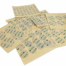 3M 9495LE PET 초강력 투명 폼 양면테이프 원형 각양면테이프 양, 공성물산 20mm 25개입