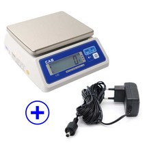 카스 전자저울 방수 저울 최대 6kg 계량 아답터 제공 LCD 타입 SWII-6CW